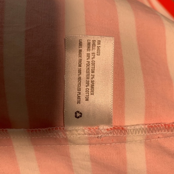 GAP Red and White Striped Strapless Dress - Picture 7 of 8